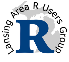 Lansing Area R Users Group logo